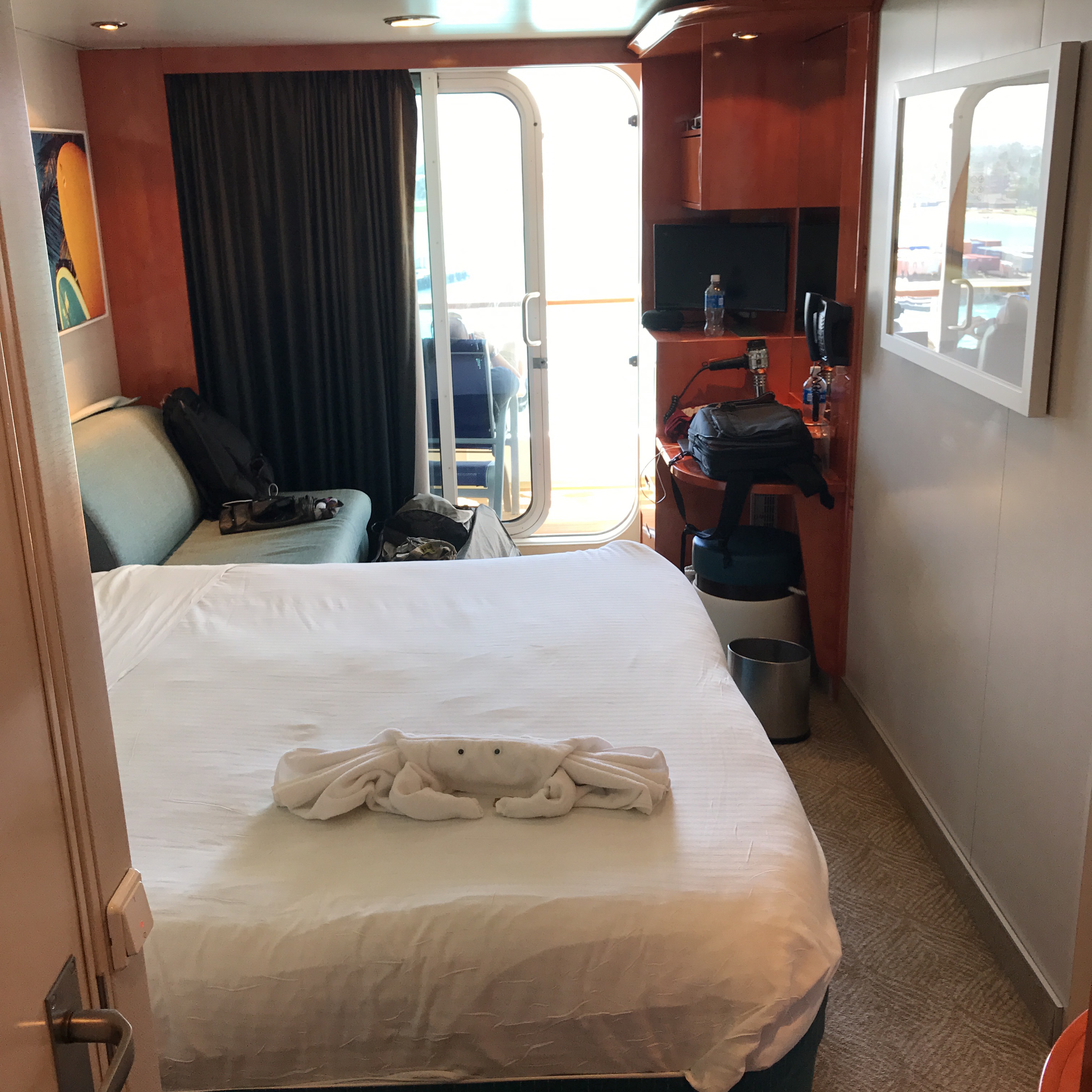 Balcony Stateroom, Cabin Category BC, Pride of America