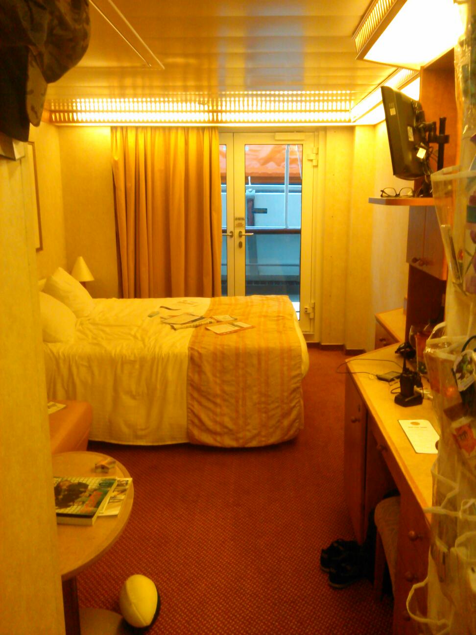 Interior w/ French Door Stateroom (Obstr View), Cabin Category 4K ...