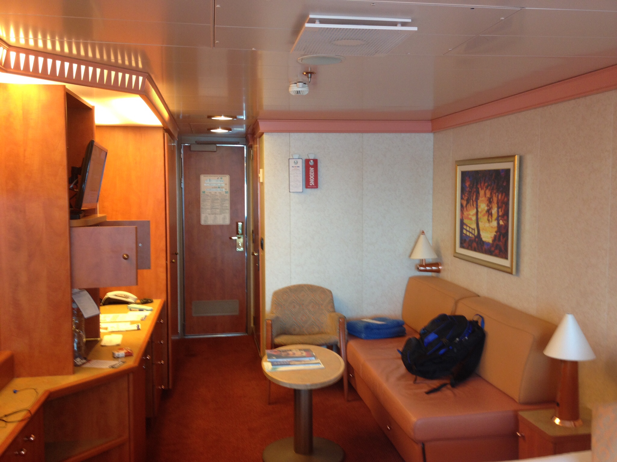 Oceanview Stateroom, Cabin Category 6A, Carnival Freedom