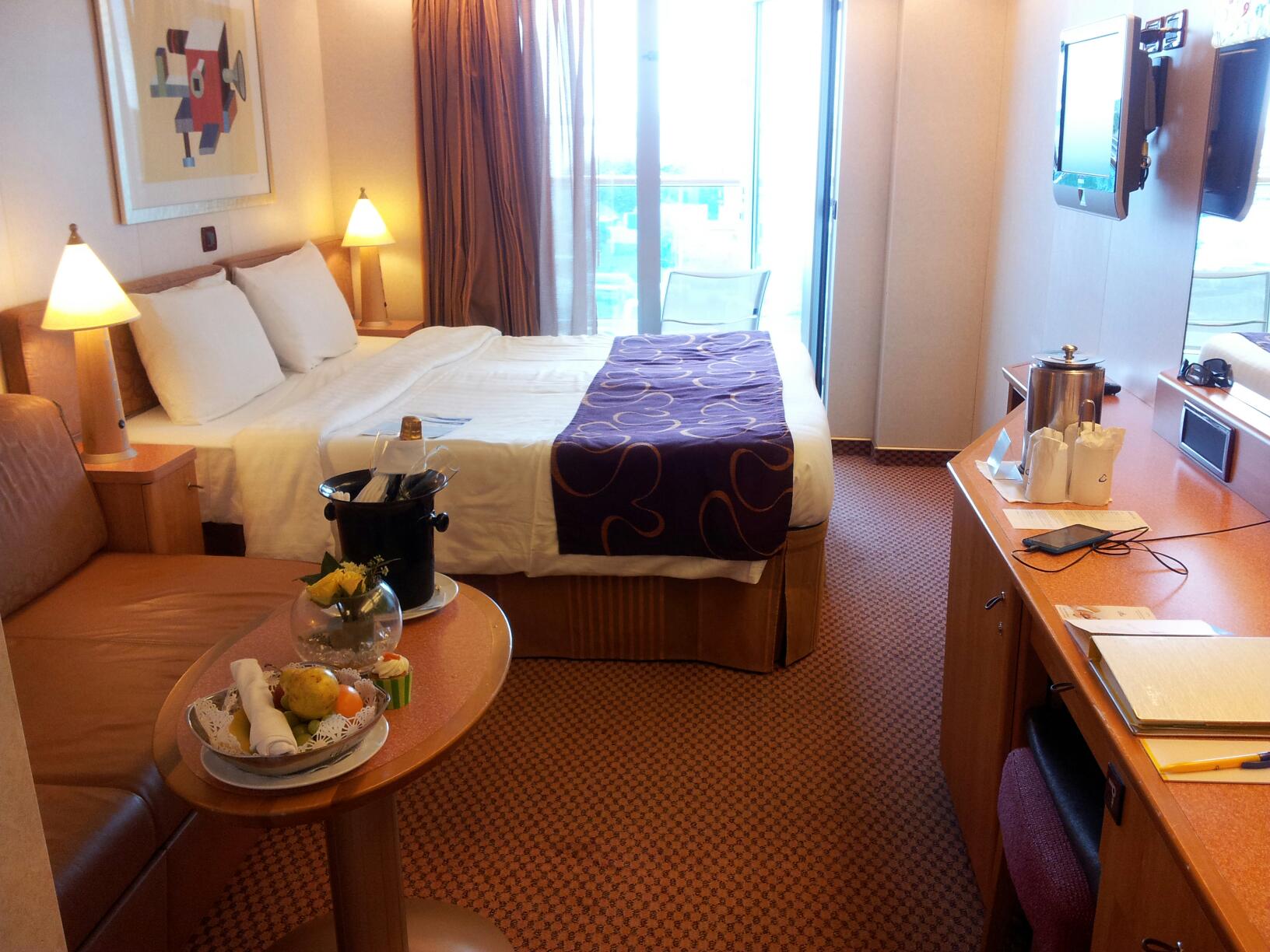 Premium Balcony Stateroom, Cabin Category PB, Costa Luminosa