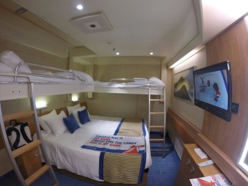 Carnival Sunshine Cabins and Staterooms