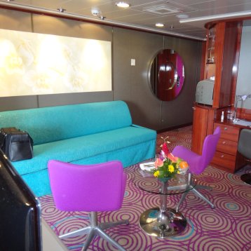 pride america penthouse cabins suite balcony ship