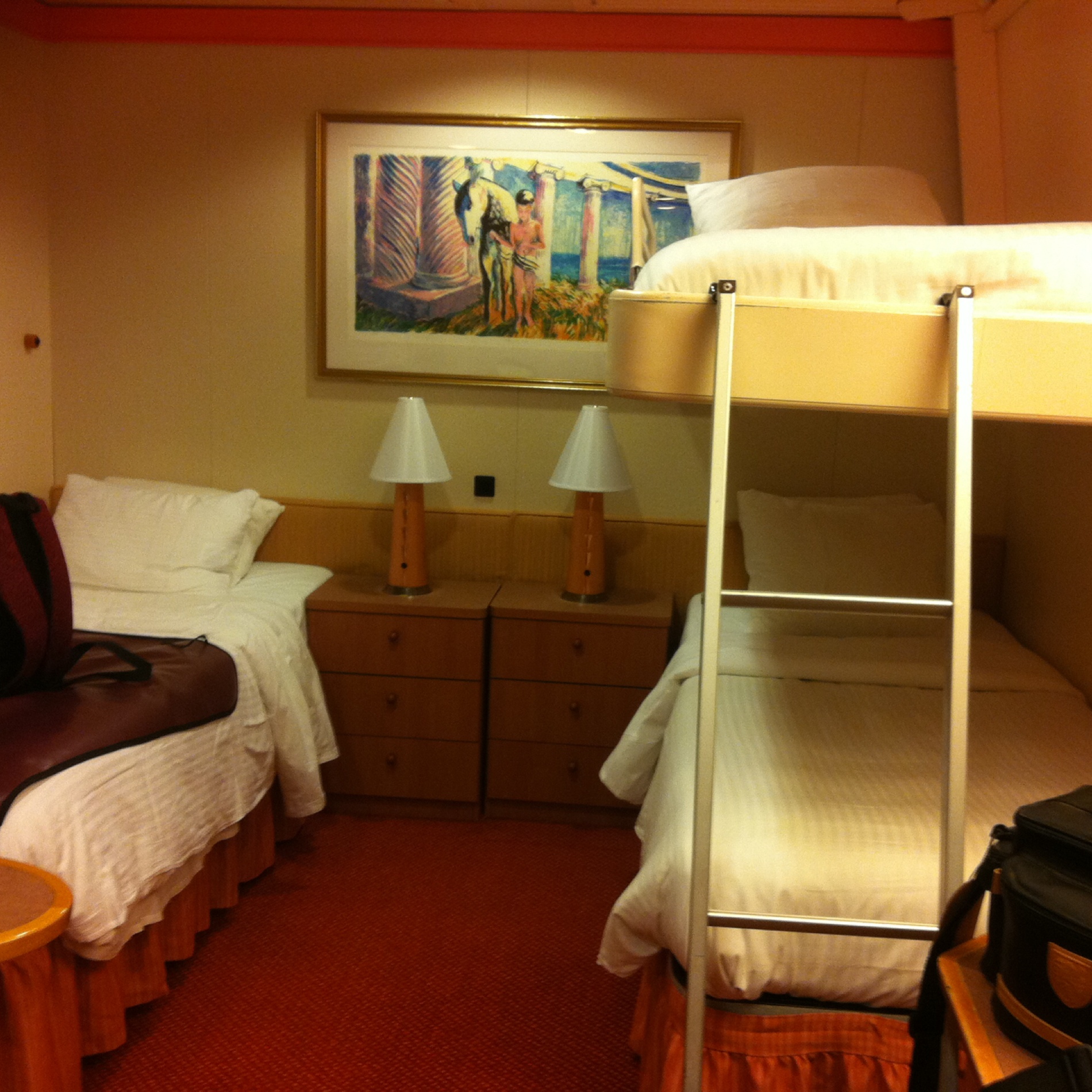 Interior Stateroom, Cabin Category 4D, Carnival Spirit