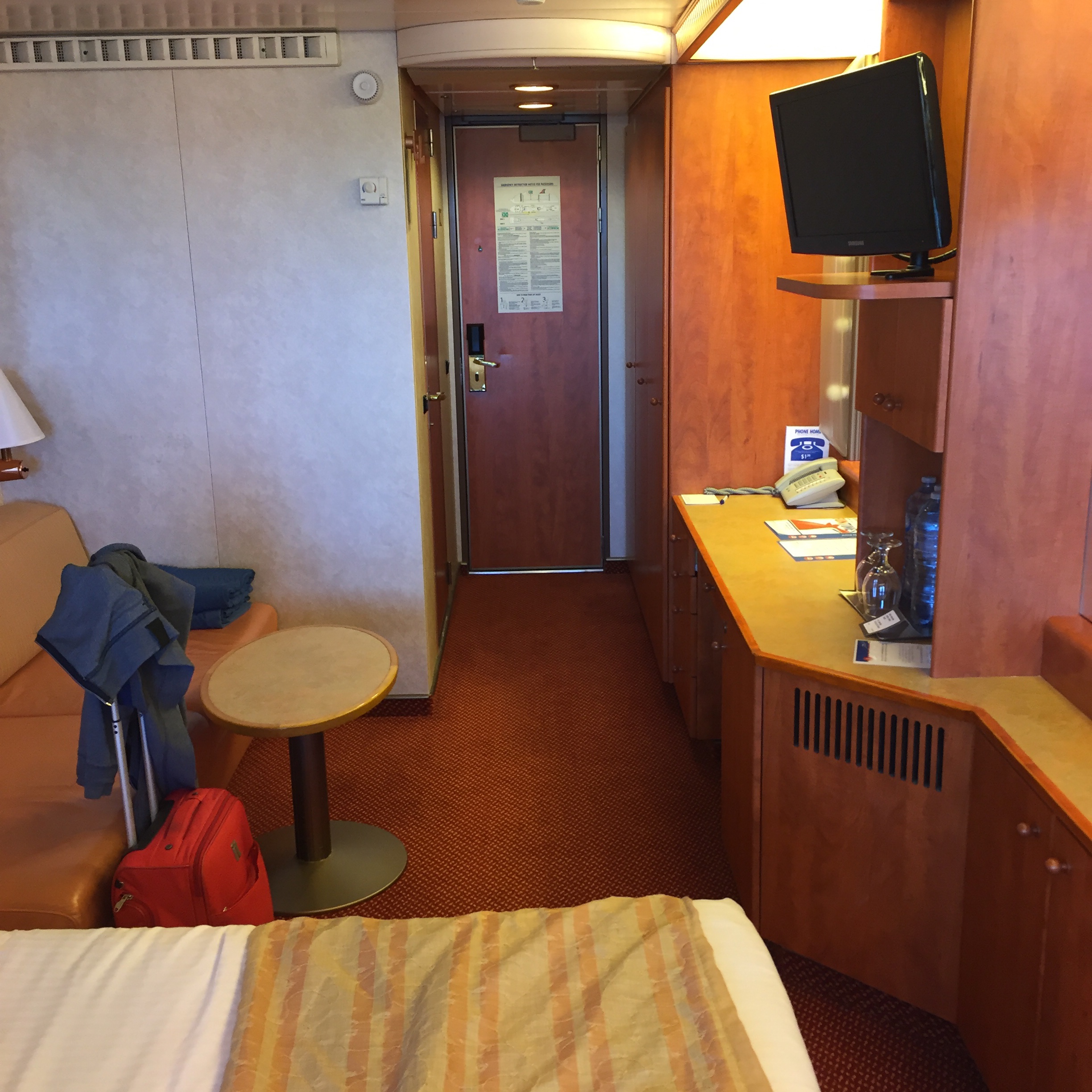 Private Balcony Stateroom, Cabin Category 8F, Carnival Spirit