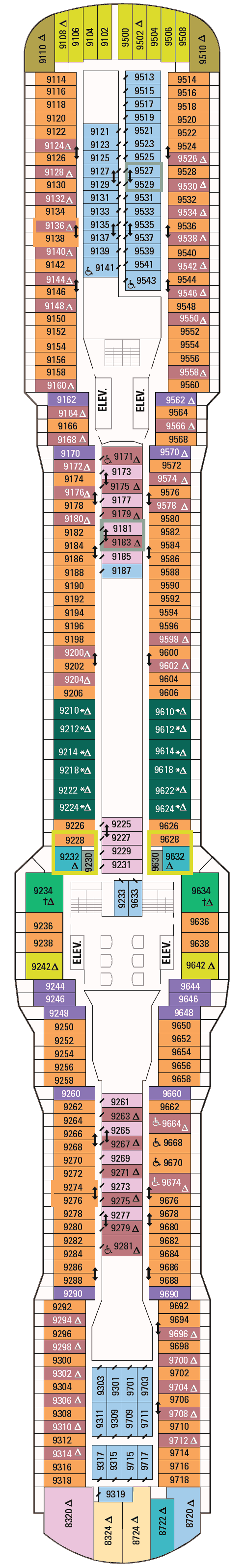 Ovation of the Seas Deck Plans