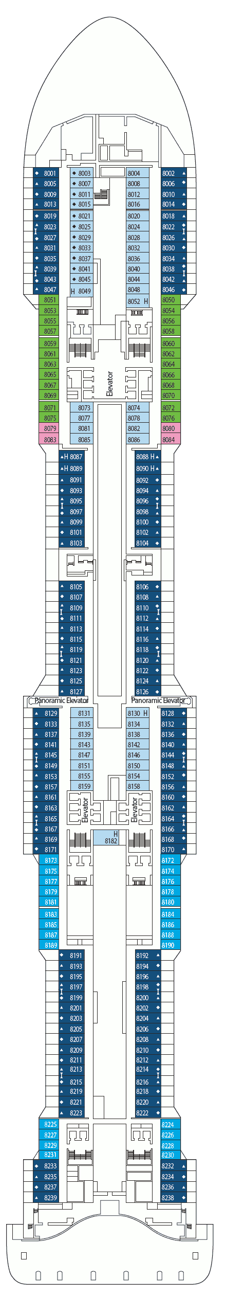 MSC Meraviglia Deck Plans