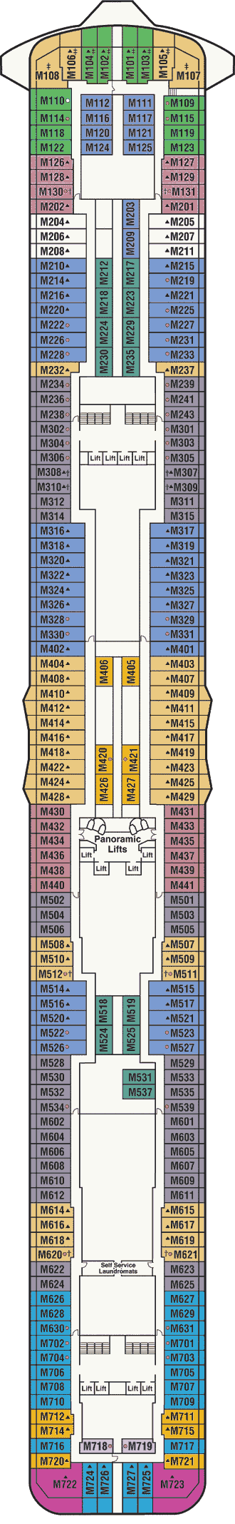 Majestic Princess Deck Plans