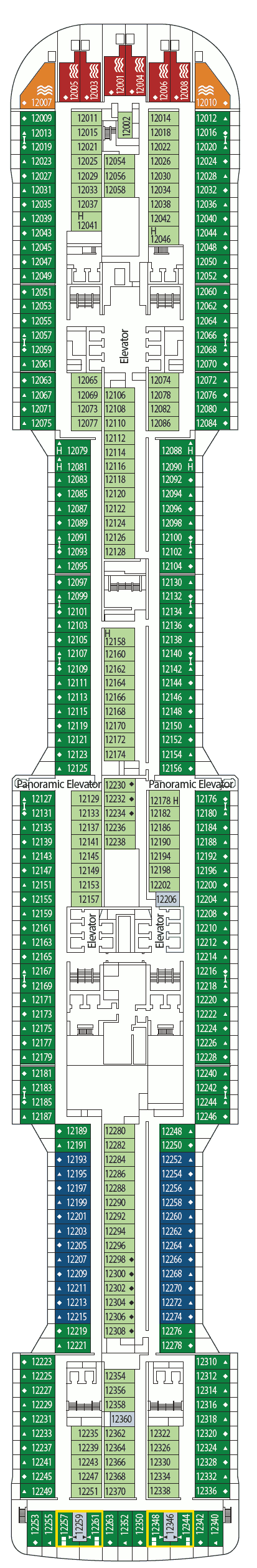 MSC Meraviglia Deck Plans