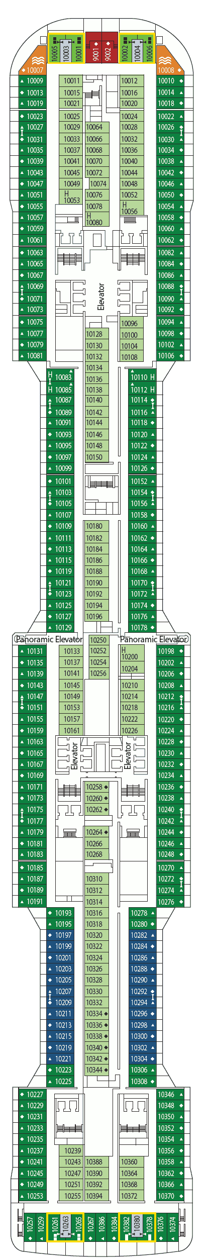 MSC Meraviglia Deck Plans