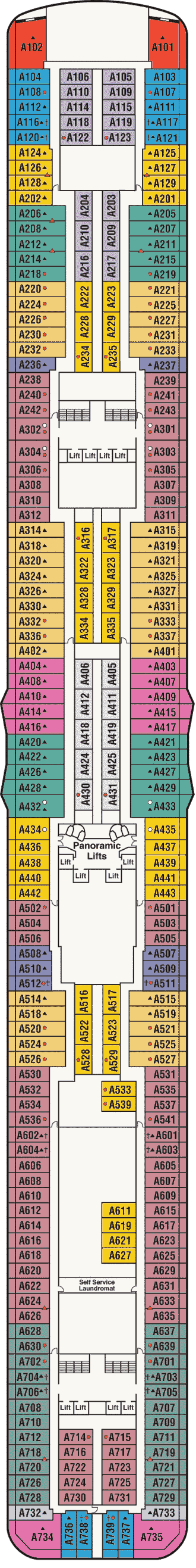 Majestic Princess Deck Plans