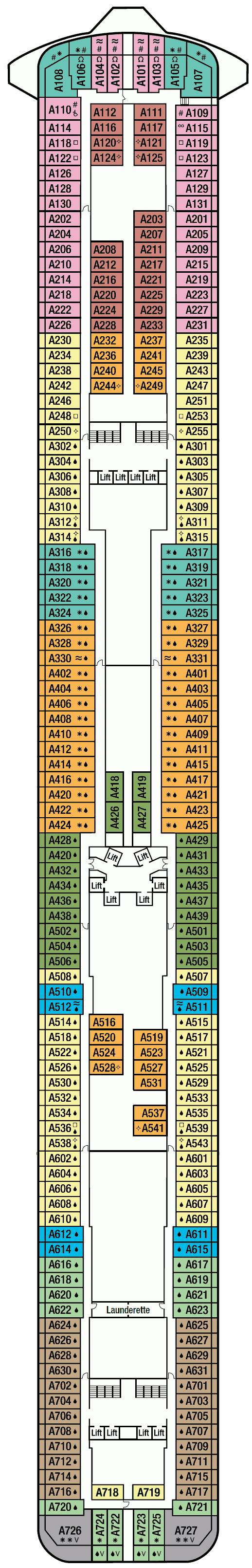 Britannia Deck Plans