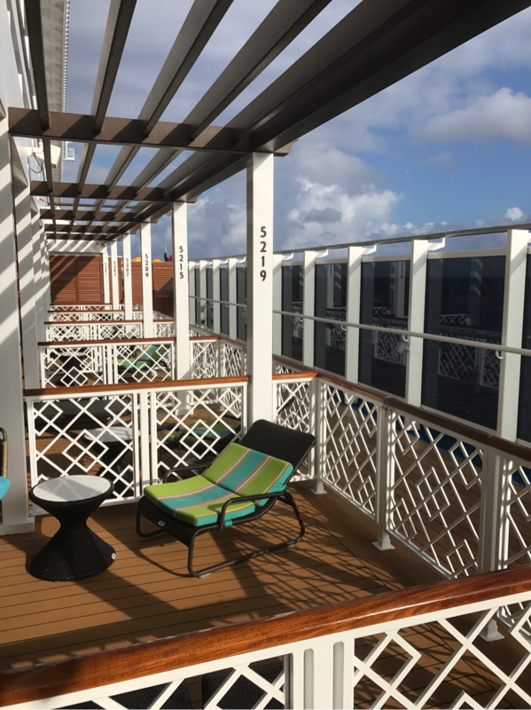 Balcony Cabin 5223 on Carnival Vista, Category EH