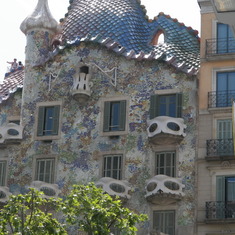 Gaudi's influence everywhere.