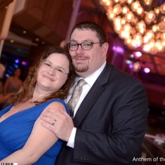 A very happy couple