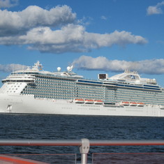 Regal Princess at Anchor