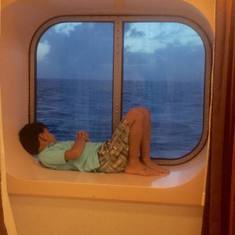 Window in cabin
