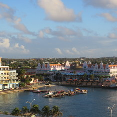 Oranjestad. View form the board