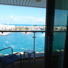 At port in Bermuda