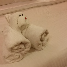 Bear towel animal