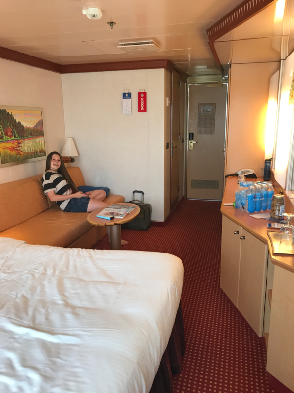 Balcony Cabin 9268 on Carnival Dream, Category 8D