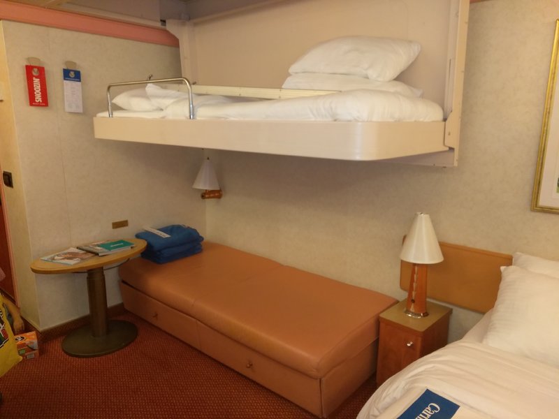 Balcony Cabin 6223 on Carnival Valor, Category 8A