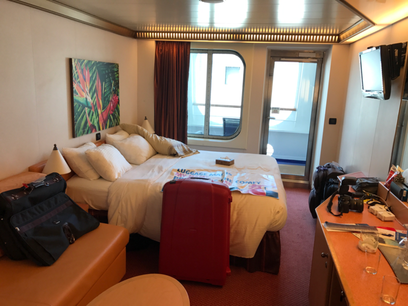 Balcony Cabin 2412 on Carnival Magic, Category 7C