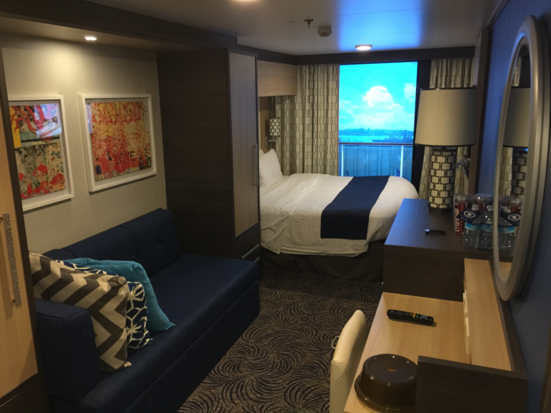 Inside Cabin 10215 on Anthem of the Seas, Category SL