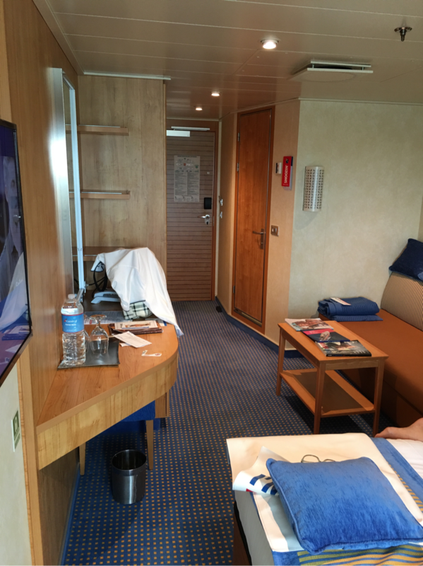 Balcony Cabin 6252 on Carnival Vista, Category 8B