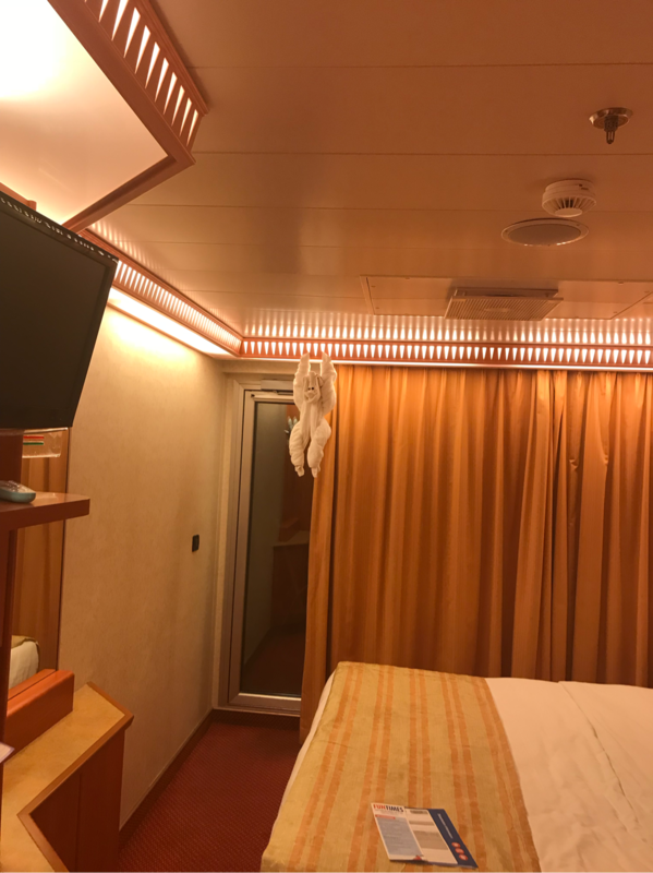 Aft-View Extended Balcony Stateroom, Cabin Category 8M, Carnival Liberty