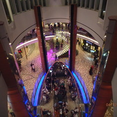 View inside the ship