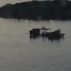 Shipwreck in Roatan