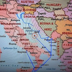 Ship's Routing on cabin's TV