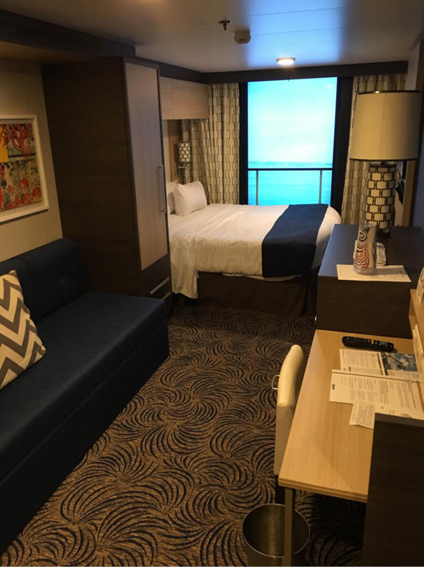 Inside Cabin 8705 on Anthem of the Seas, Category SL