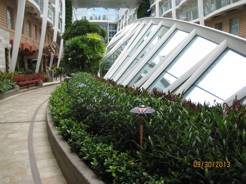 Photo Of Oasis Of The Seas Cruise On Sep 28, 2013 - Garden