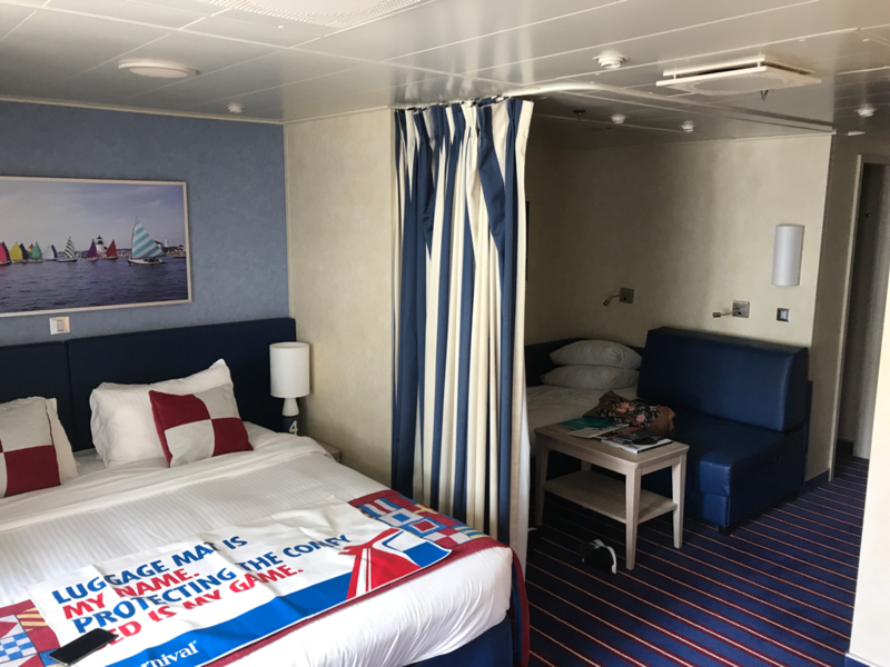 Suite 2431 on Carnival Vista, Category YW