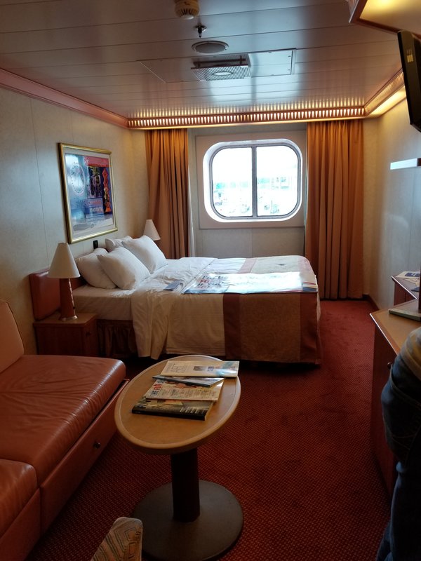 Oceanview Stateroom, Cabin Category 6C, Carnival Liberty