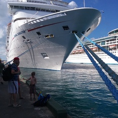 Docked in Nassau