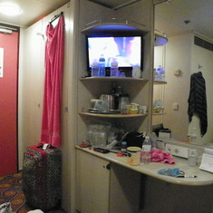 desk and closets lack of storage