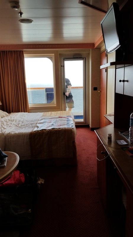 Balcony Cabin 7419 on Carnival Liberty, Category 8B