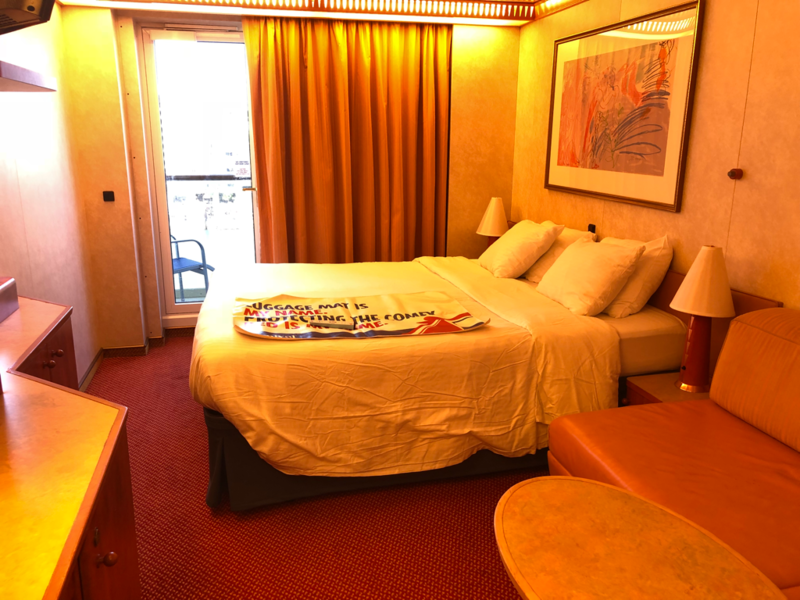 Balcony Cabin 8120 on Carnival Legend, Category 8E