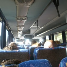 our Chichen Itza excursion bus