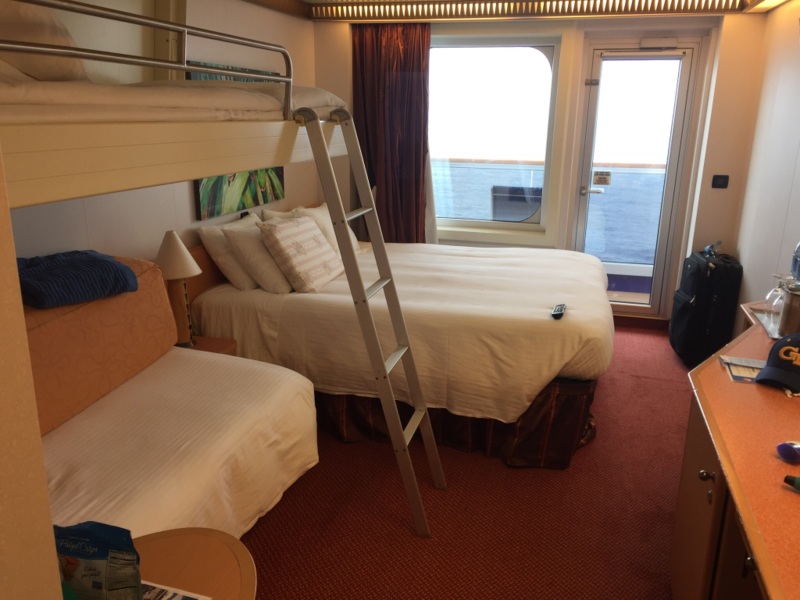 Balcony Cabin 9239 on Carnival Magic, Category 8D