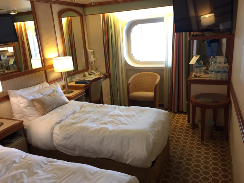 Oceanview Cabin E718 on Caribbean Princess, Category OY