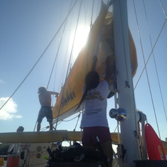 St,John Champagne Catamaran Sailway Excursion