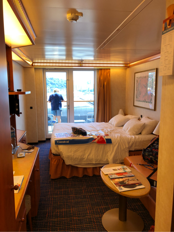 Balcony Cabin 6259 on Carnival Legend, Category 8J