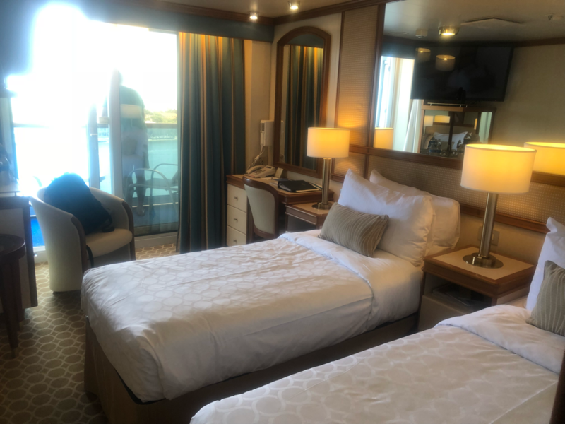 Balcony Stateroom, Cabin Category BC, Caribbean Princess