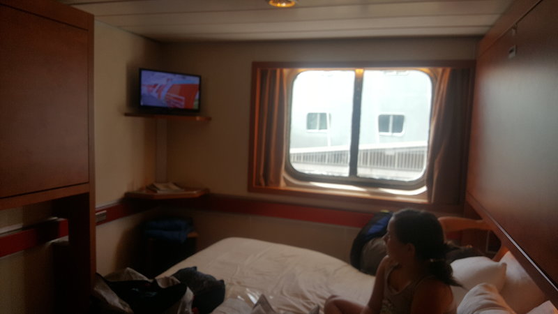 Oceanview Stateroom, Cabin Category 6A, Carnival Ecstasy
