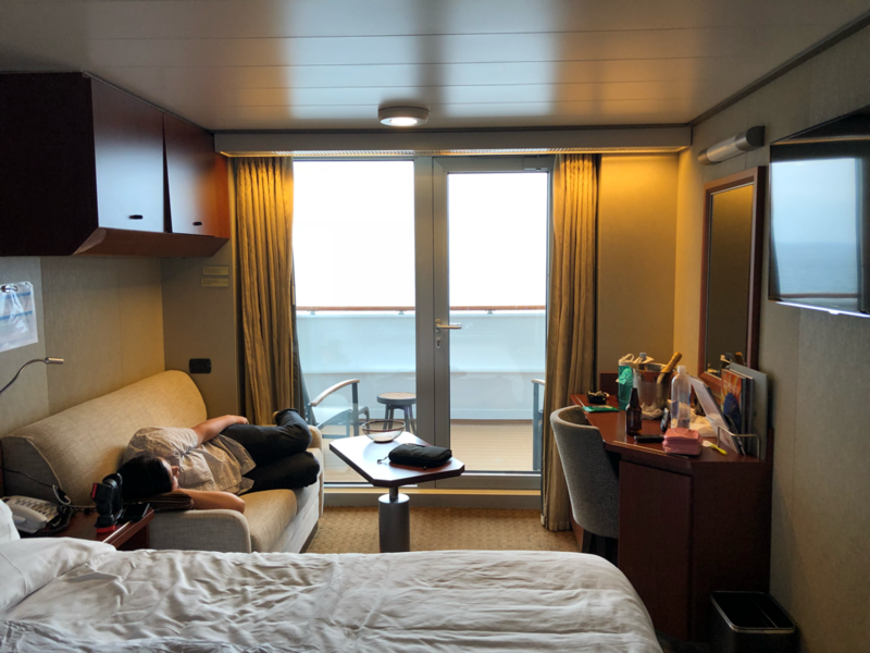 Verandah Stateroom, Cabin Category EM, Nieuw Amsterdam