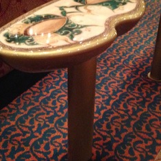 cool tables between seats