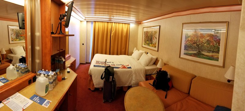 Balcony Cabin 5227 on Carnival Miracle, Category 7A